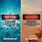 Signmission 7 in H x 10 in W, Vinyl Decal, Rectangle, Permit Required Confined Space Lockout Tagout OS-2PACK-DS-D-710-L-2156 - alternate 2